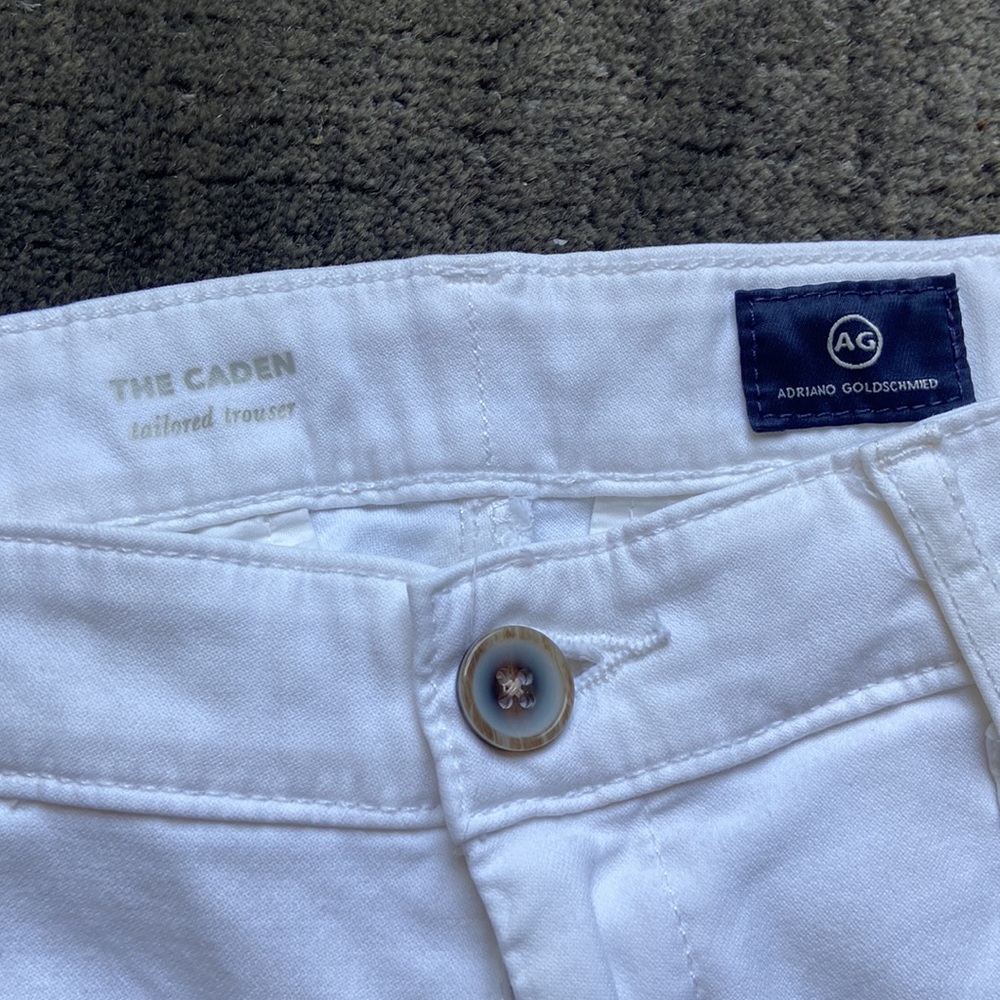 AG white jeans